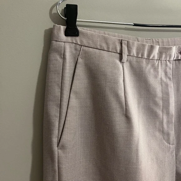 Pendleton cream small checkered loose fit trousers size 14 - Picture 2 of 10
